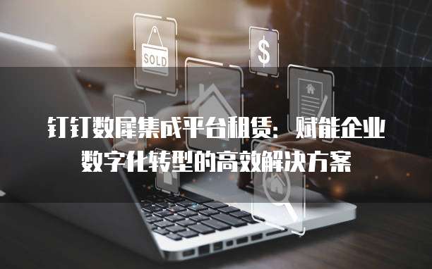 钉钉数犀集成平台租赁:赋能企业数字化转型的高效解决方案