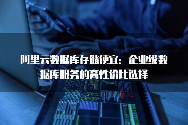 阿里云数据库存储便宜：企业级数据库服务的高性价比选择