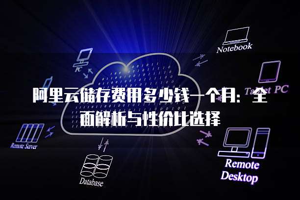 阿里云储存费用多少钱一个月:全面解析与性价比选择