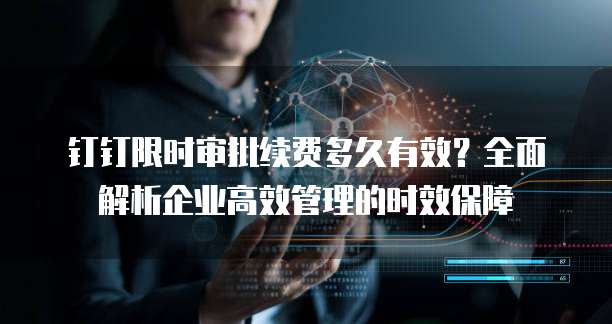 钉钉限时审批续费多久有效？全面解析企业高效管理的时效保障