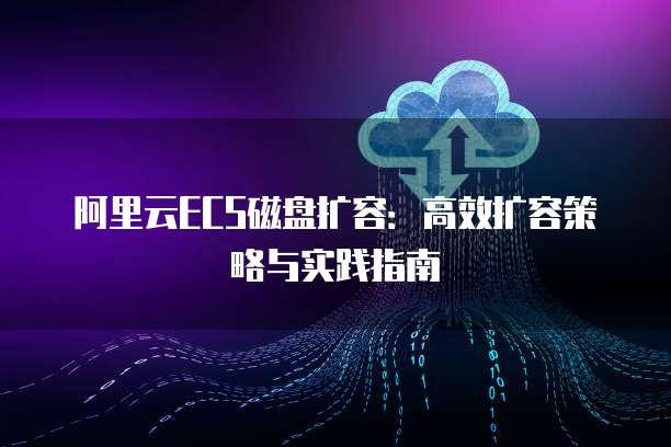 阿里云ECS磁盘扩容：高效扩容策略与实践指南