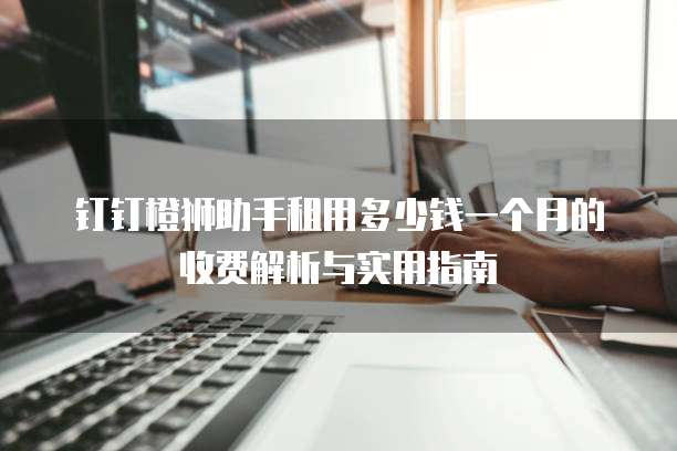 钉钉橙狮助手租用多少钱一个月的收费解析与实用指南