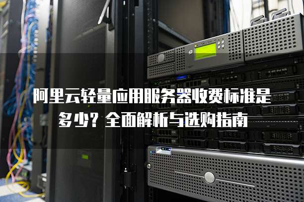 阿里云轻量应用服务器收费标准是多少?全面解析与选购指南