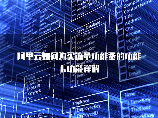 阿里云如何购买流量功能费的功能卡功能详解