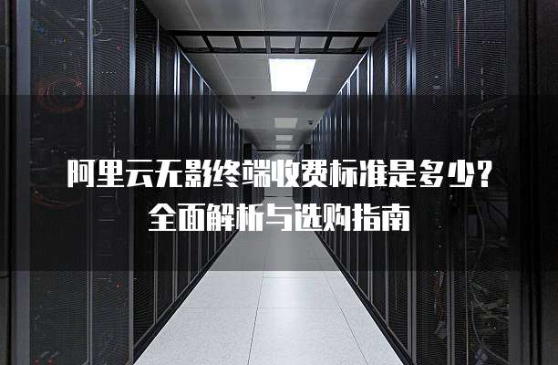 阿里云无影终端收费标准是多少？全面解析与选购指南
