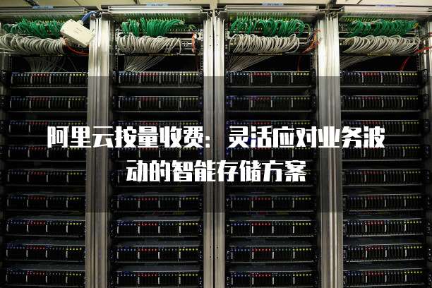 阿里云按量收费:灵活应对业务波动的智能存储方案