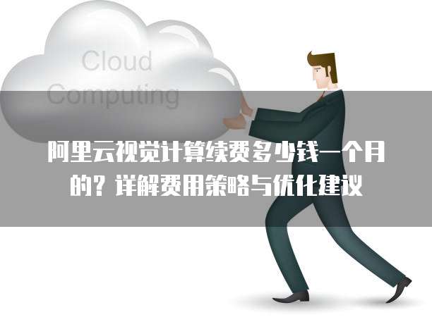 阿里云视觉计算续费多少钱一个月的?详解费用策略与优化建议