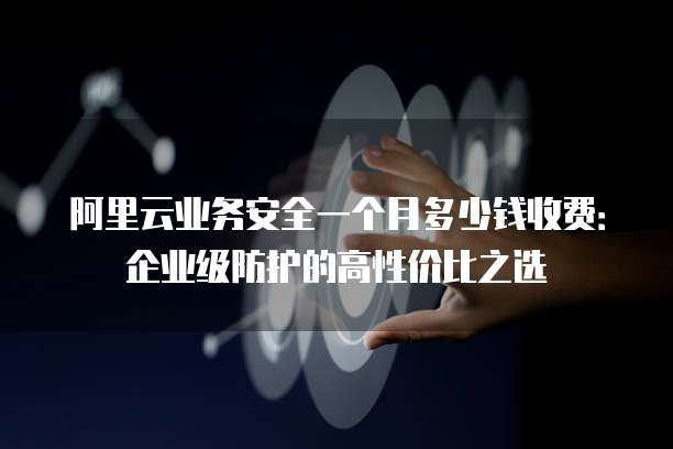 阿里云业务安全一个月多少钱收费:企业级防护的高性价比之选