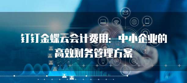 钉钉金蝶云会计费用:中小企业的高效财务管理方案