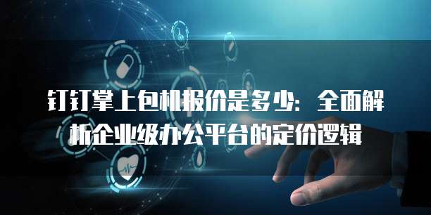 钉钉掌上包机报价是多少：全面解析企业级办公平台的定价逻辑