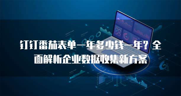 钉钉番茄表单一年多少钱一年？全面解析企业数据收集新方案