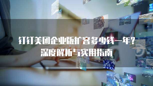 钉钉美团企业版扩容多少钱一年?深度解析与实用指南