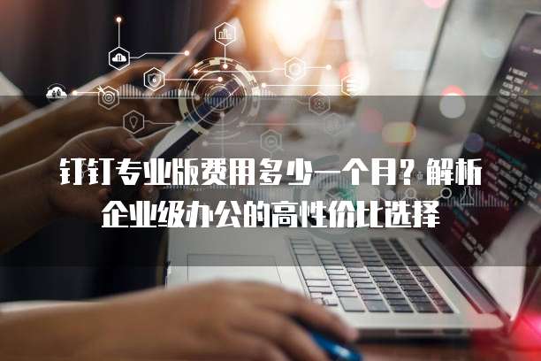 钉钉专业版费用多少一个月?解析企业级办公的高性价比选择