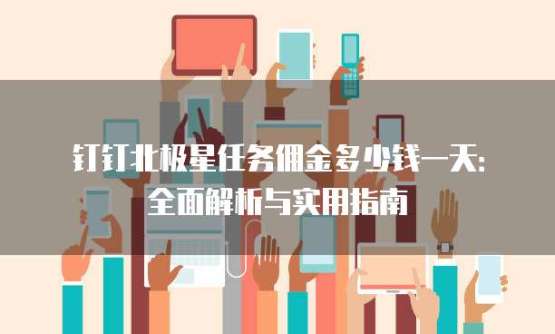 钉钉北极星任务佣金多少钱一天：全面解析与实用指南