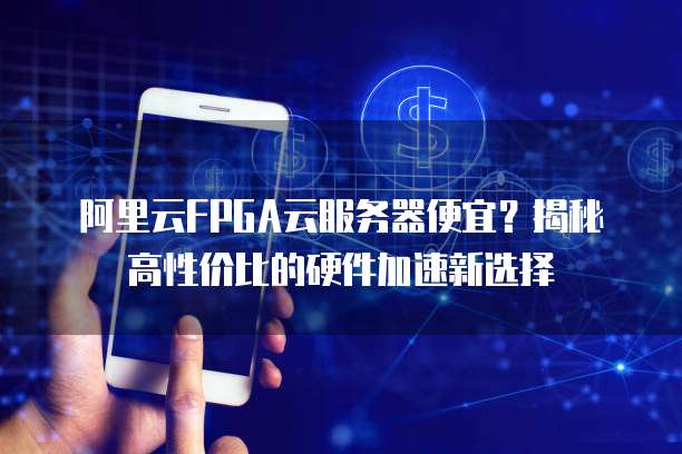 阿里云FPGA云服务器便宜?揭秘高性价比的硬件加速新选择