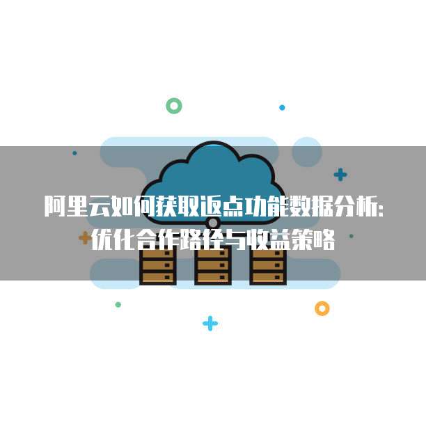 阿里云如何获取返点功能数据分析:优化合作路径与收益策略