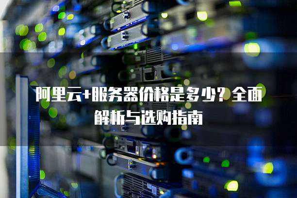 阿里云+服务器价格是多少?全面解析与选购指南
