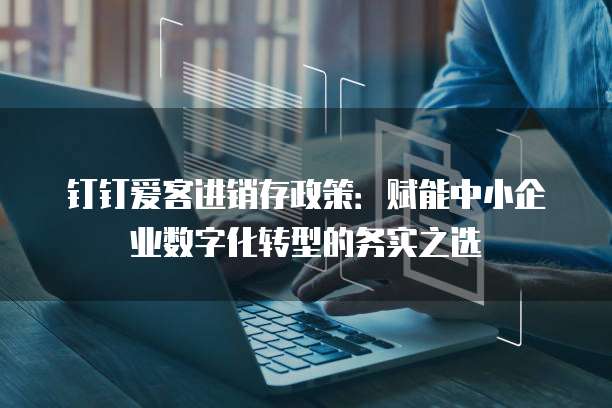 钉钉爱客进销存政策:赋能中小企业数字化转型的务实之选