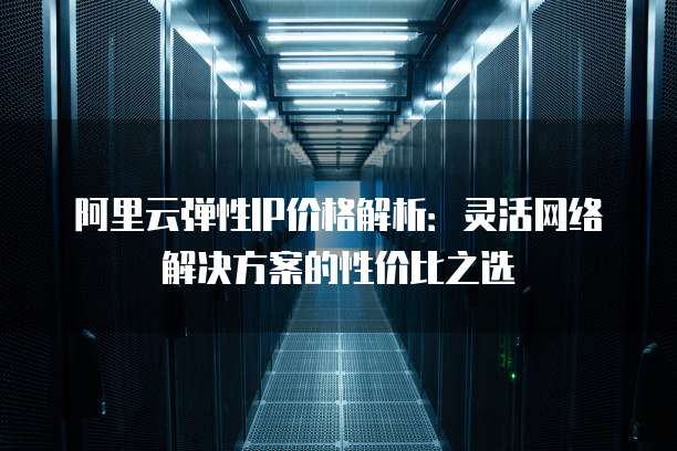 阿里云弹性IP价格解析:灵活网络解决方案的性价比之选