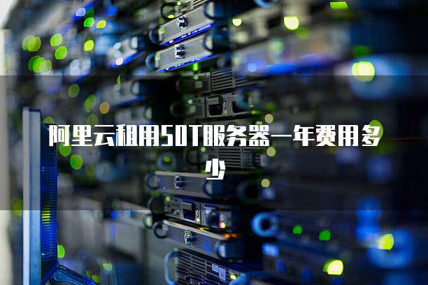 阿里云租用50T服务器一年费用多少