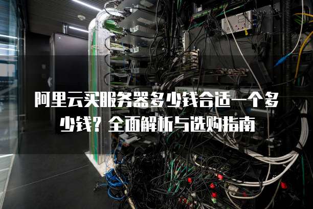 阿里云买服务器多少钱合适一个多少钱?全面解析与选购指南