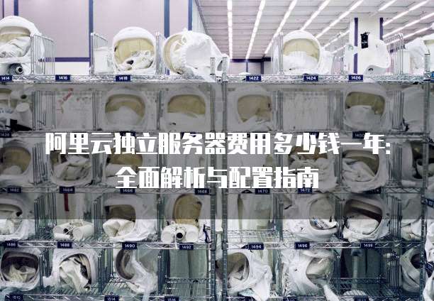 阿里云独立服务器费用多少钱一年:全面解析与配置指南