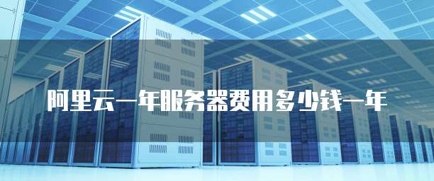 阿里云一年服务器费用多少钱一年