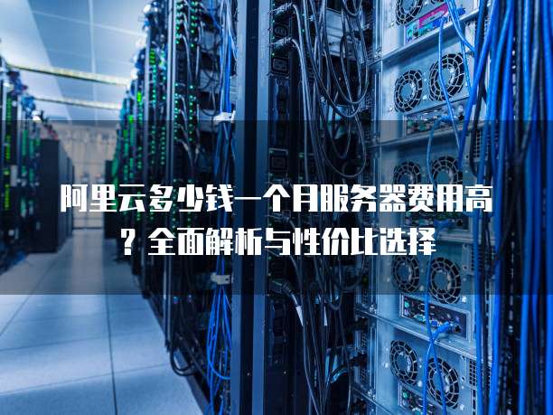 阿里云多少钱一个月服务器费用高?全面解析与性价比选择