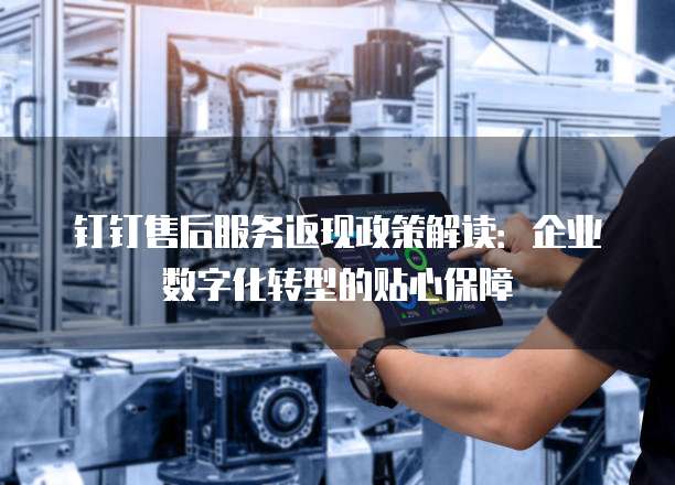 钉钉售后服务返现政策解读:企业数字化转型的贴心保障
