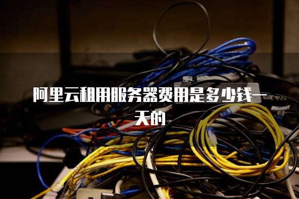 阿里云租用服务器费用是多少钱一天的