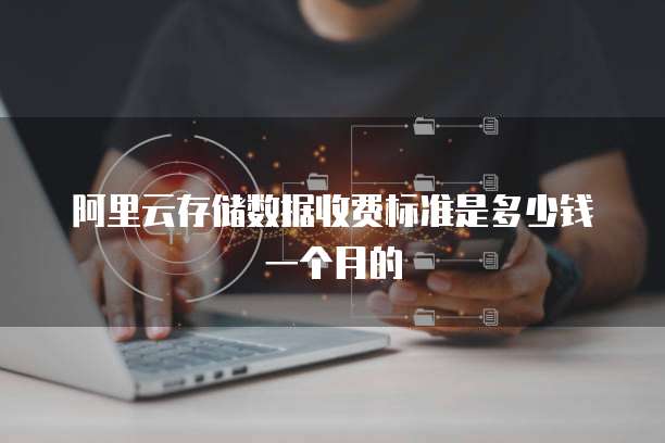 阿里云存储数据收费标准是多少钱一个月的