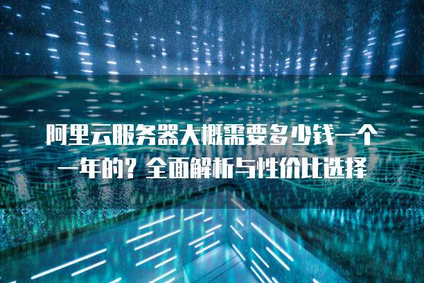 阿里云服务器大概需要多少钱一个一年的?全面解析与性价比选择