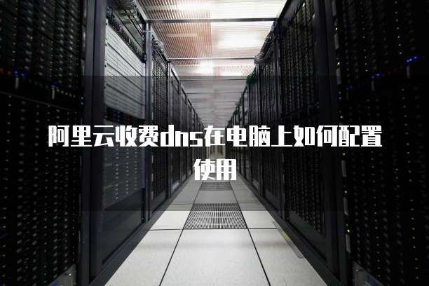 阿里云收费dns在电脑上如何配置使用