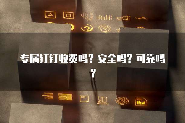 专属钉钉收费吗?安全吗?可靠吗?