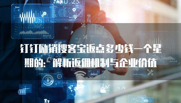 钉钉励销搜客宝返点多少钱一个星期的:解析返佣机制与企业价值