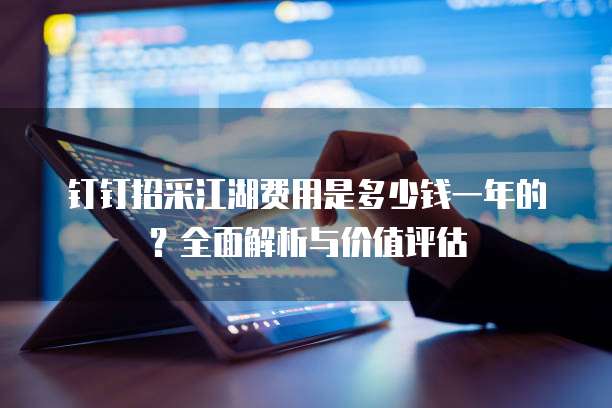 钉钉招采江湖费用是多少钱一年的?全面解析与价值评估