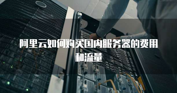 阿里云如何购买国内服务器的费用和流量