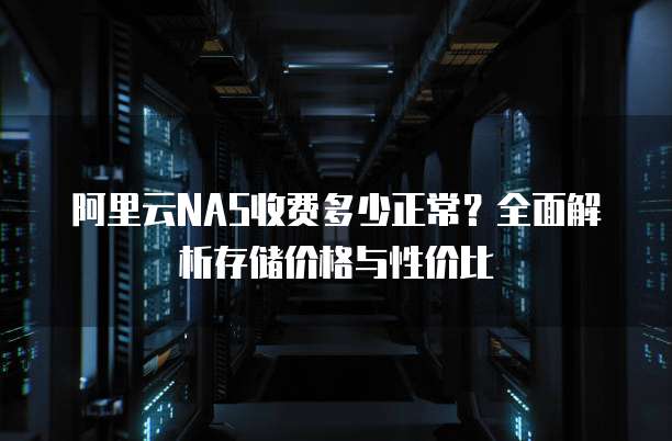 阿里云NAS收费多少正常?全面解析存储价格与性价比