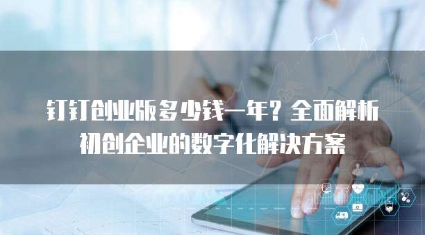 钉钉创业版多少钱一年？全面解析初创企业的数字化解决方案