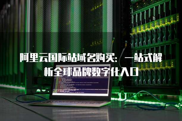 阿里云国际站域名购买：一站式解析全球品牌数字化入口