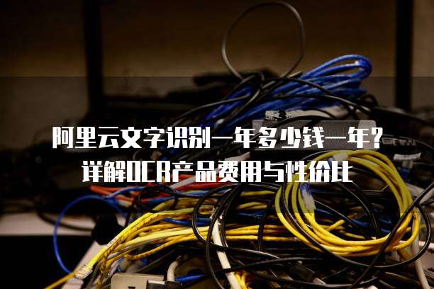 阿里云文字识别一年多少钱一年？详解OCR产品费用与性价比