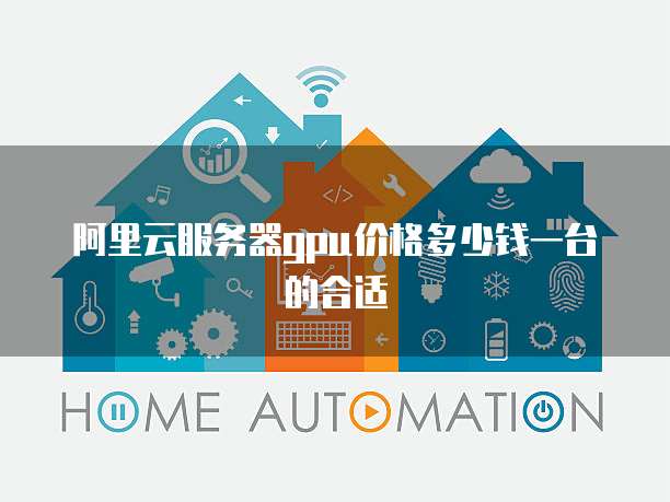 阿里云服务器gpu价格多少钱一台的合适