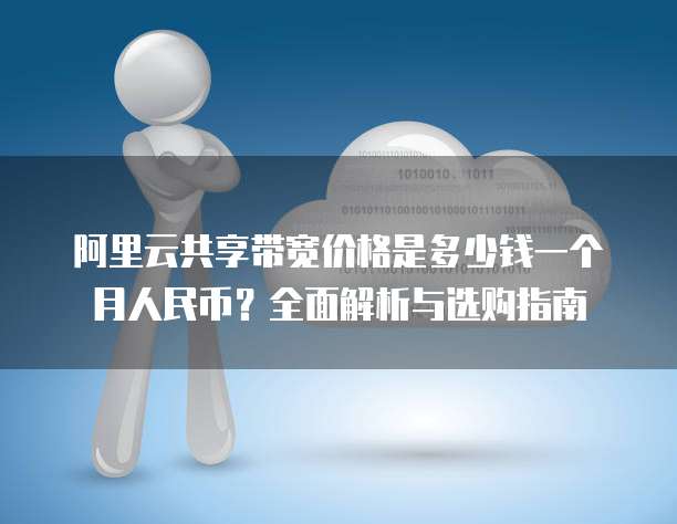 阿里云共享带宽价格是多少钱一个月人民币?全面解析与选购指南