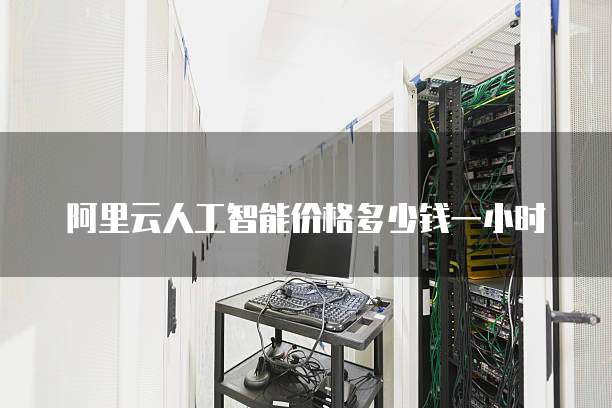 阿里云人工智能价格多少钱一小时