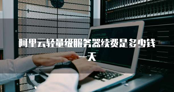 阿里云轻量级服务器续费是多少钱一天