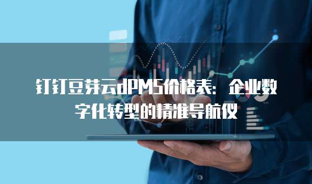 钉钉豆芽云dPMS价格表:企业数字化转型的精准导航仪