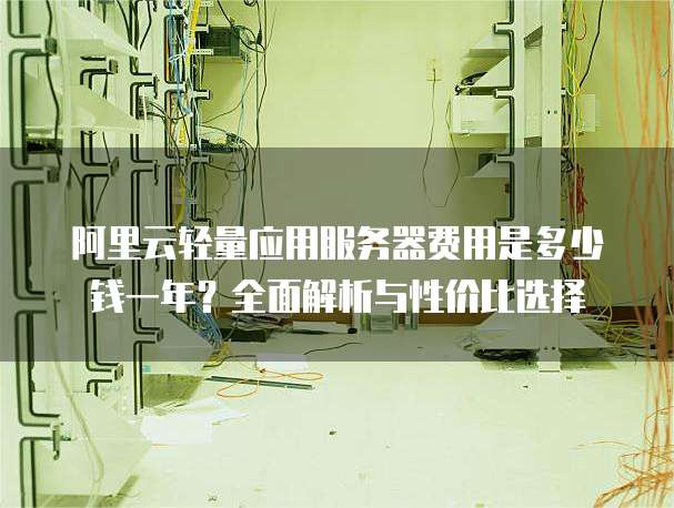 阿里云轻量应用服务器费用是多少钱一年?全面解析与性价比选择