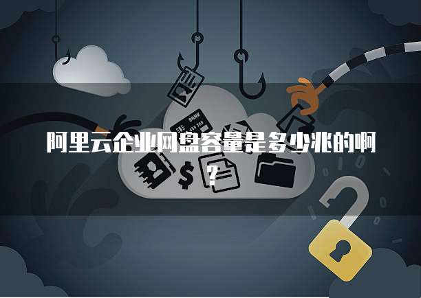 阿里云企业网盘容量是多少兆的啊?