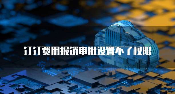 钉钉费用报销审批设置不了权限
