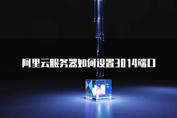 阿里云服务器如何设置3014端口